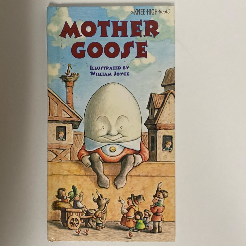 Vintage 1984 Mother Goose Board Book--A Knee High Board Book